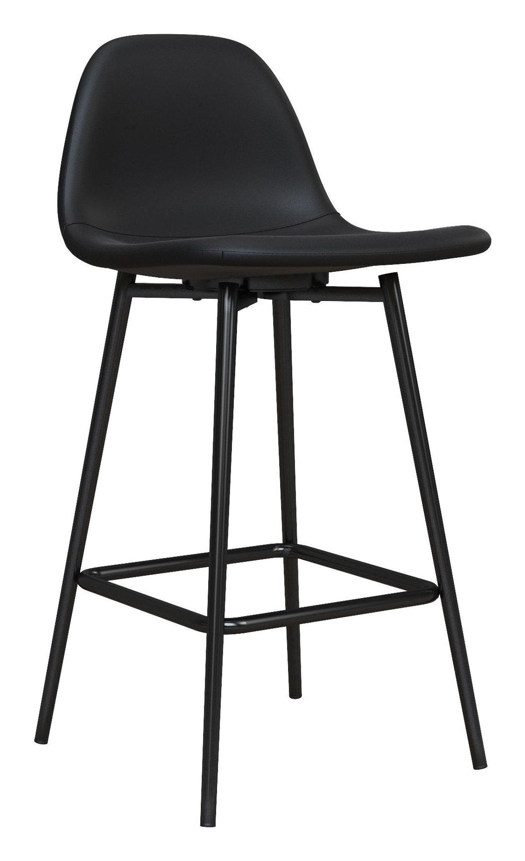 Calvin Upholstered Counter Stool Faux Leather