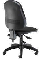 Calypso 2 Deluxe Chair in black from the back at an angle