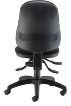 Calypso 2 Deluxe Chair in black from the back