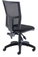 Calypso 2 Mesh Office Chair in black from the back at an angle
