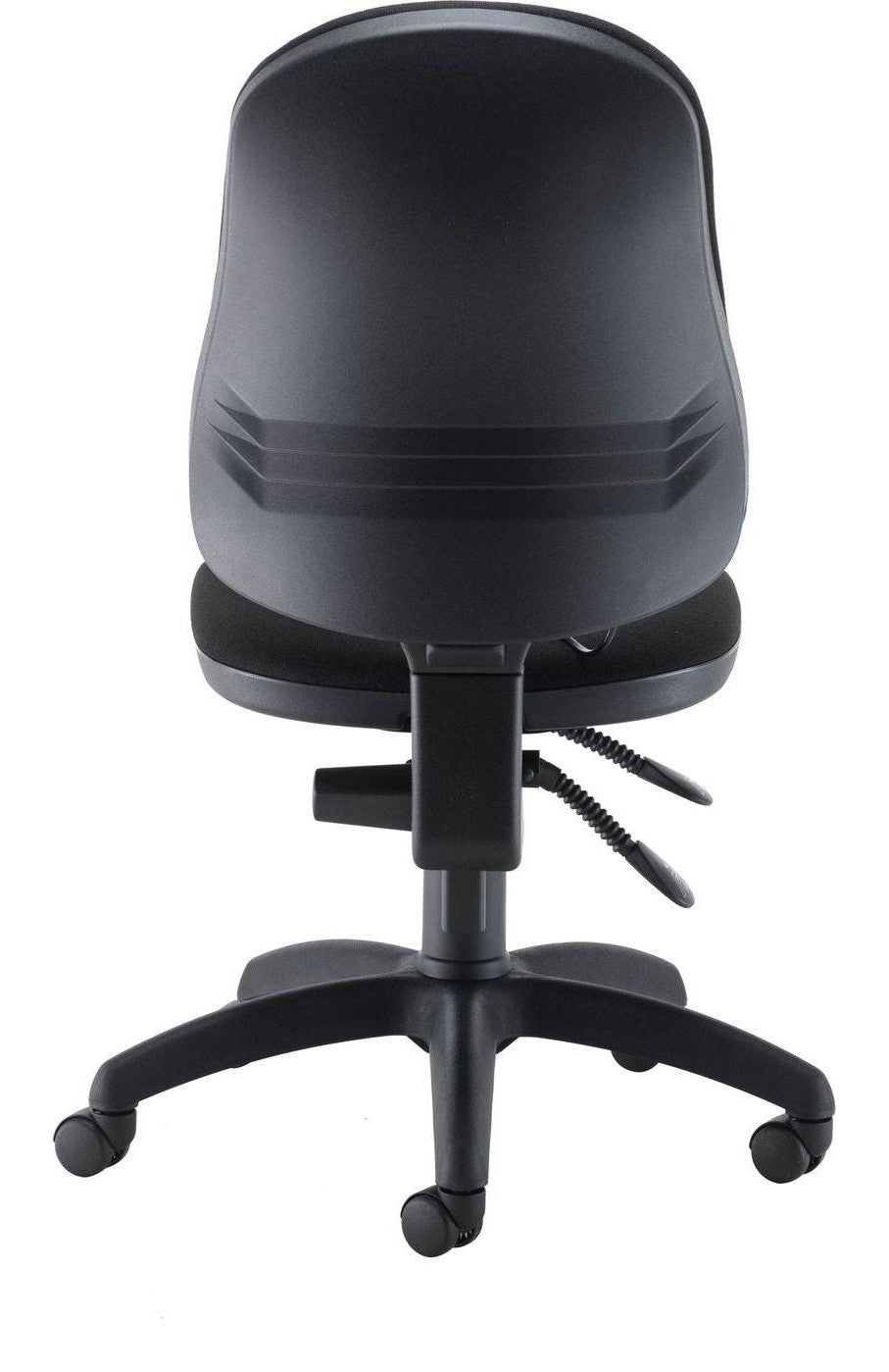 Calypso Ergo 2 Lever Office Chair with Lumbar Pump in black from the back