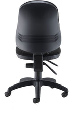 Calypso Ergo 2 Lever Office Chair with Lumbar Pump in black from the back