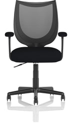 Camden Medium Back Black Mesh Task Operator Chair, , another view 1