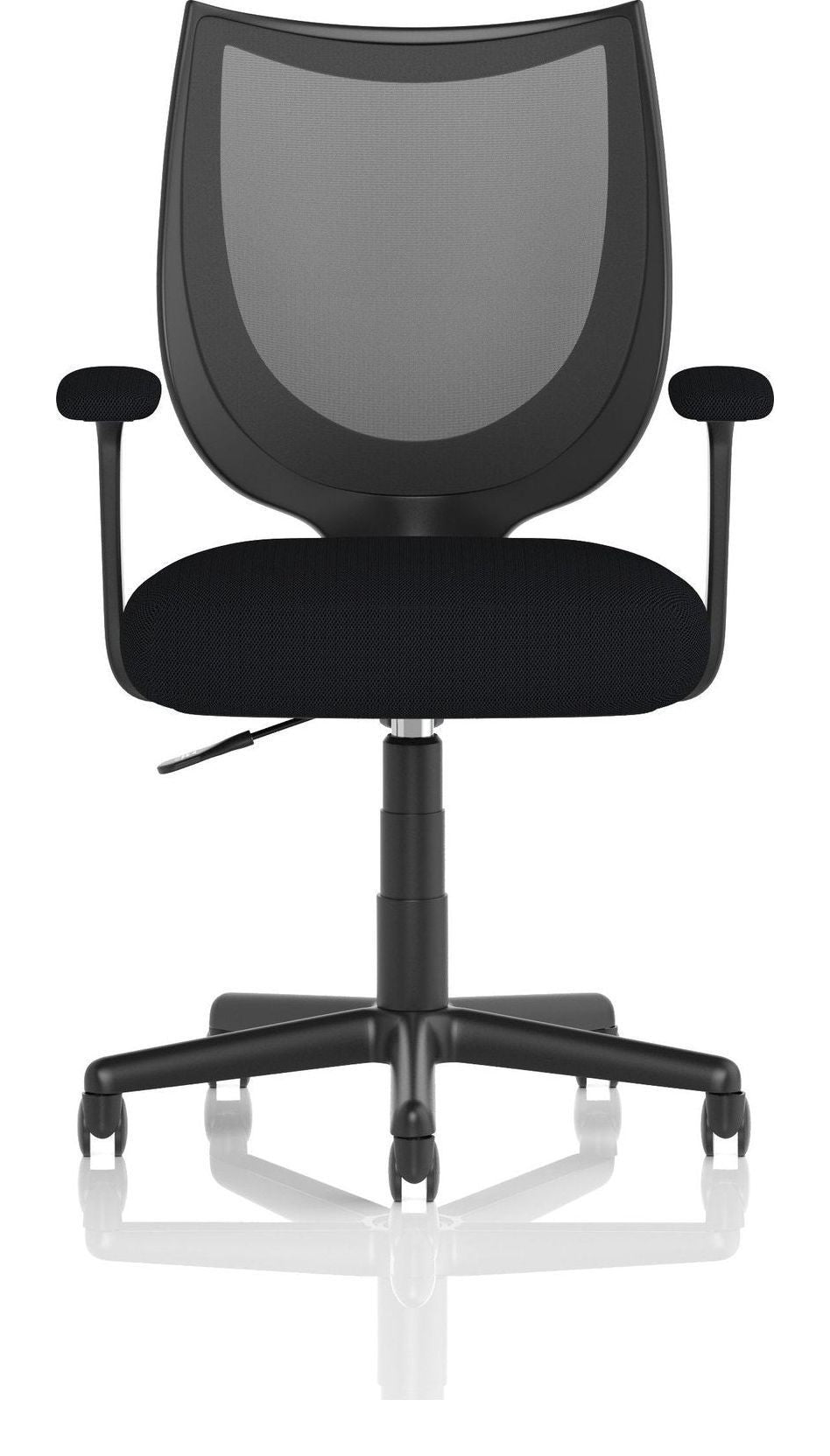 Camden Medium Back Black Mesh Task Operator Chair, , another view 1