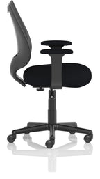 Camden Medium Back Black Mesh Task Operator Chair, , another view 2