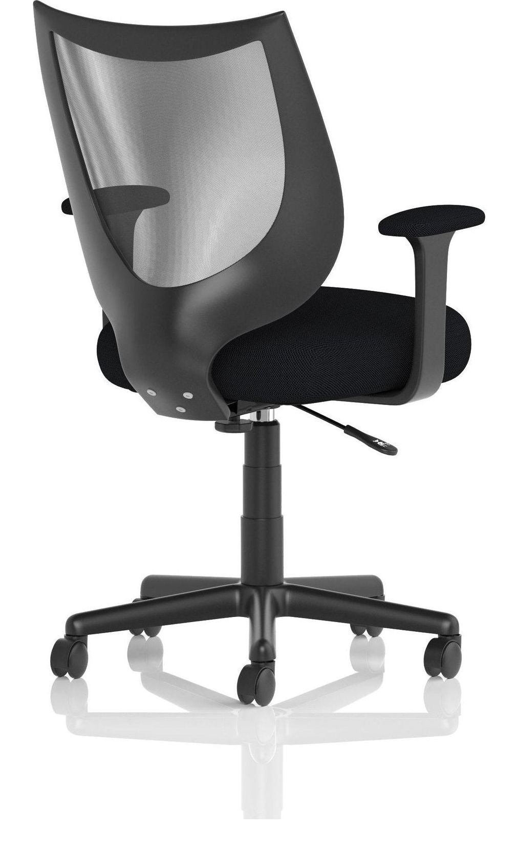 Camden Medium Back Black Mesh Task Operator Chair, , another view 3