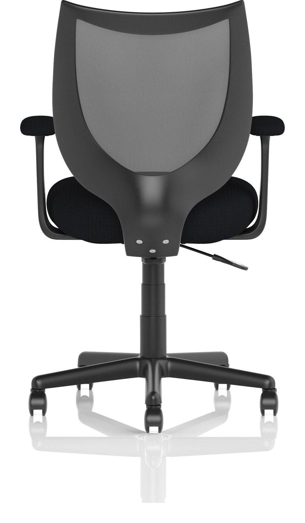 Camden Medium Back Black Mesh Task Operator Chair, , another view 4