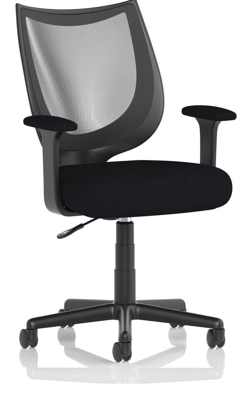 Camden Medium Back Black Mesh Task Operator Chair, 