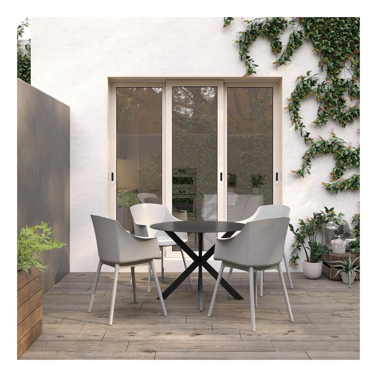 Camelo Resin Dining Chairs (Pack Of 2), view 11
