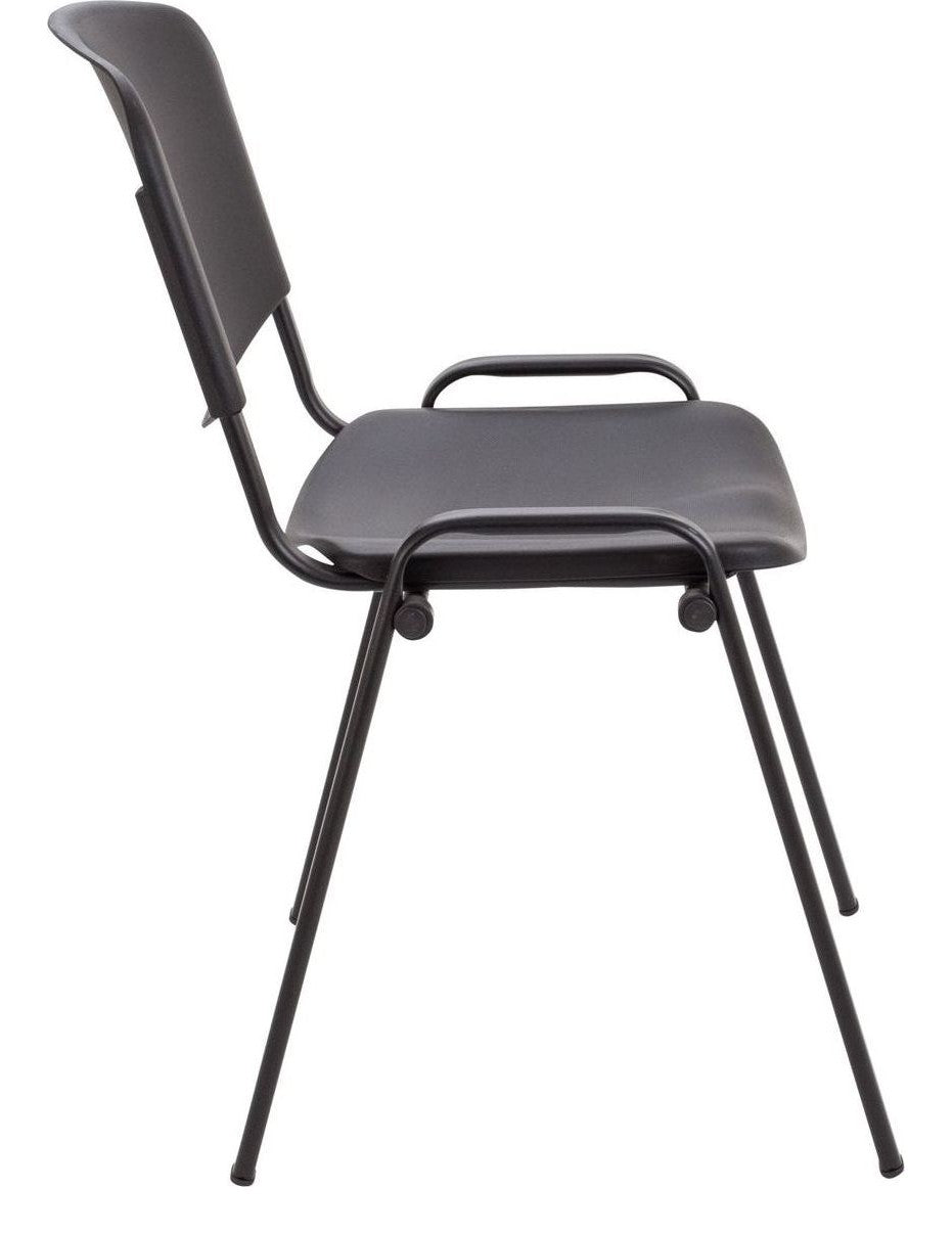Canteen Chair in black from the side