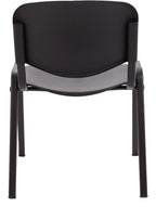 Canteen Chair in black from the back