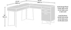 Canyon Lane L-Shaped Desk, view 12