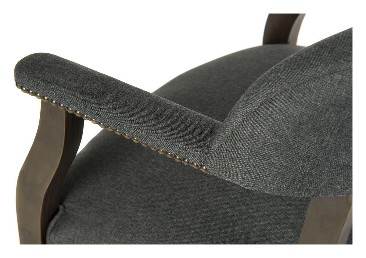 Captain Grey Executive Chair in grey, view 5