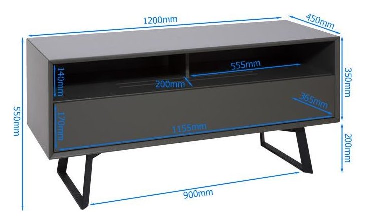 Carbon TV Stand, view 6