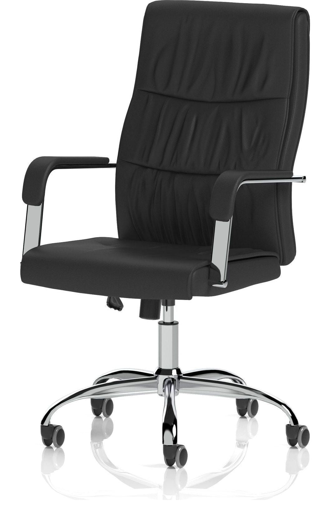 Carter High Back Black Leather Executive Chair, , another view 2