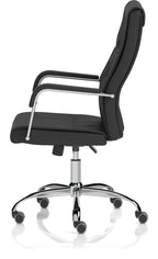 Carter High Back Black Leather Executive Chair, , another view 3
