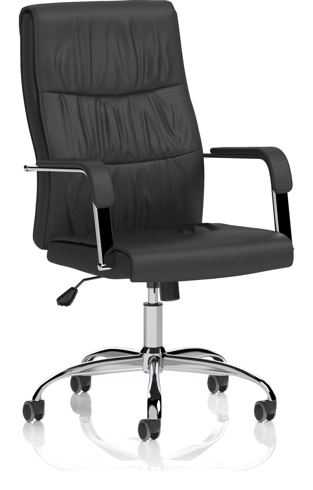 Carter High Back Black Leather Executive Chair, 