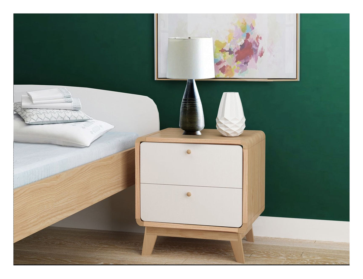 Cassie Nightstand 2 Drawer, view 2