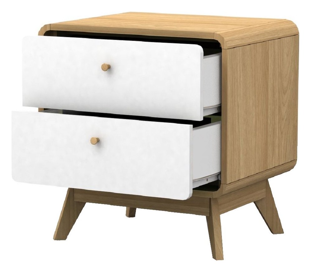 Cassie Nightstand 2 Drawer, view 3