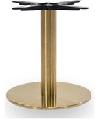 Cava Table Base, Small round, Coffee height (480 mm), Champagne gold