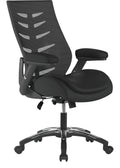 Celeste Medium Back Mesh Chair in black