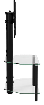Century Cantilever Corner TV Stand, view 4