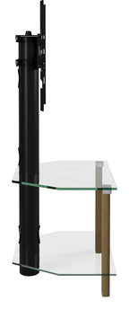 Century Cantilever Corner TV Stand, view 8