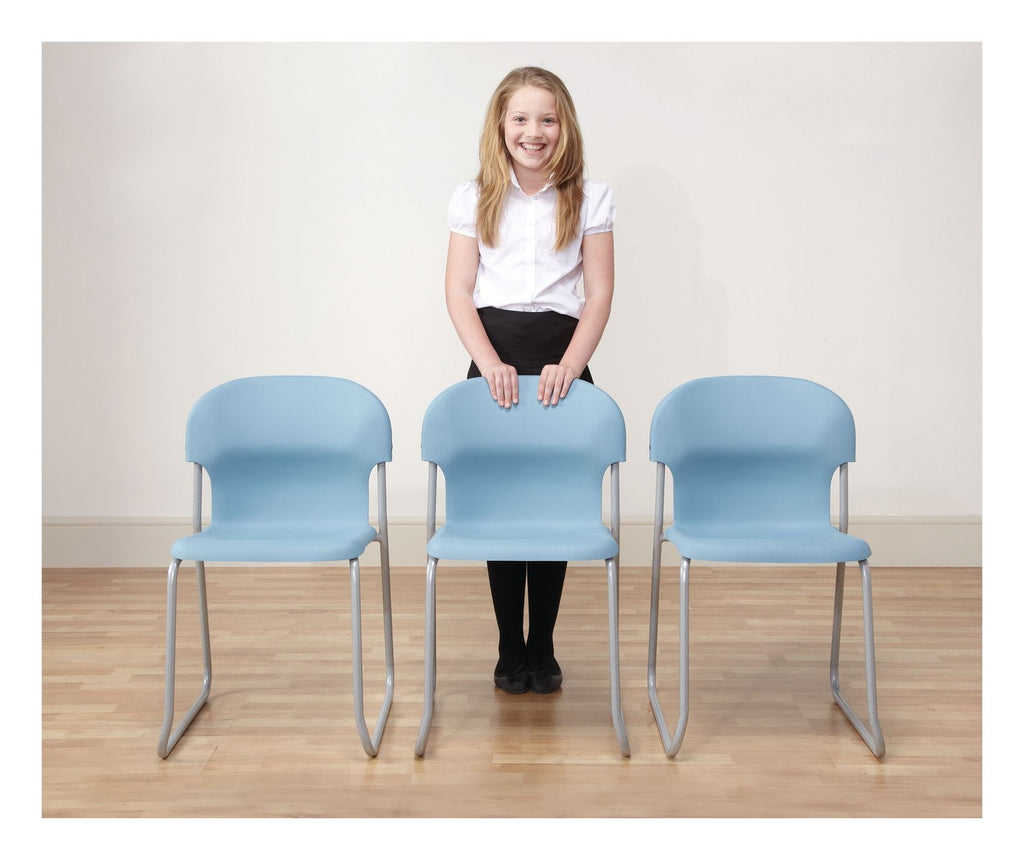 Chair 2000 Skid Base Classroom Chair, view 5