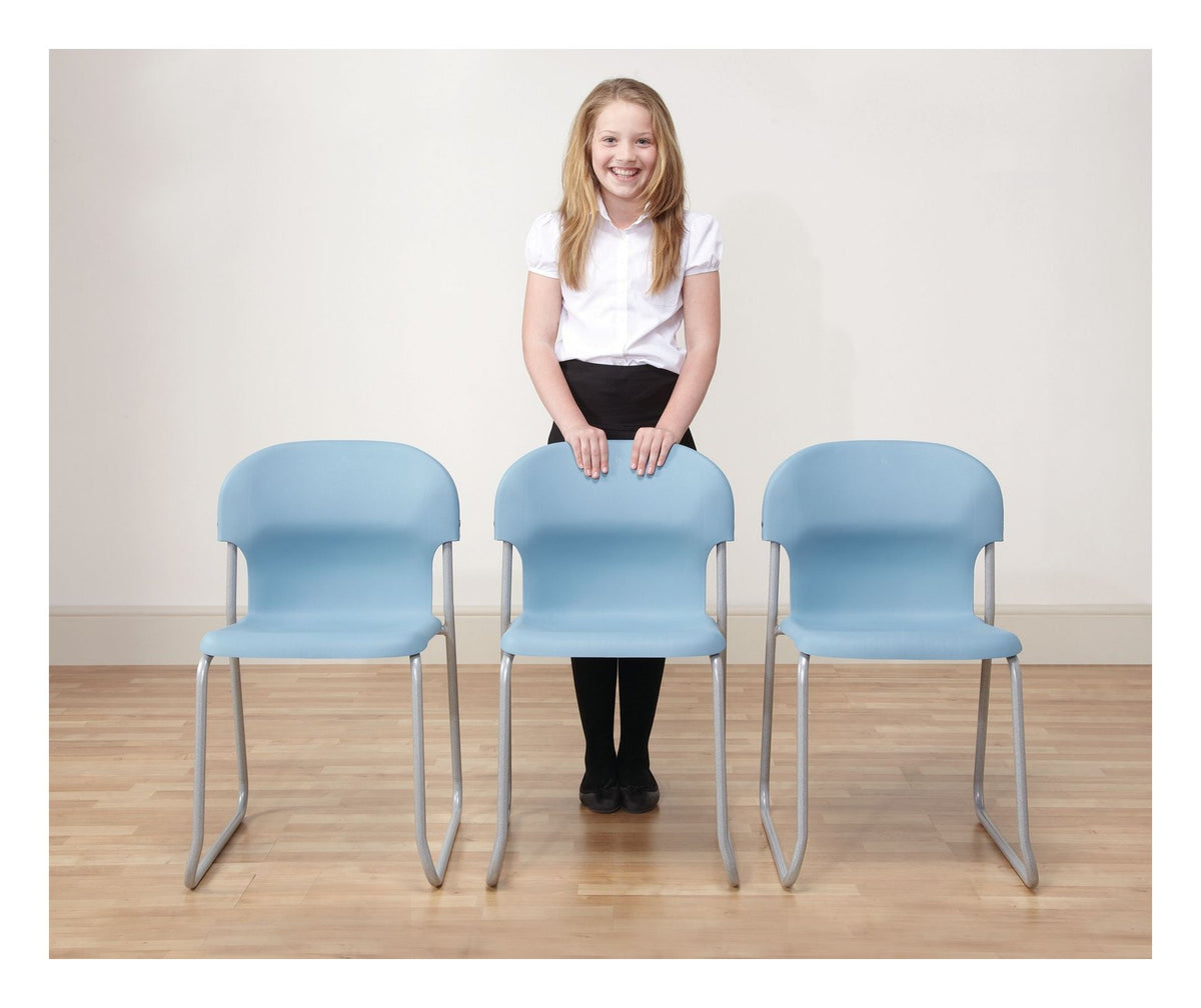 Chair 2000 Skid Base Classroom Chair, view 5