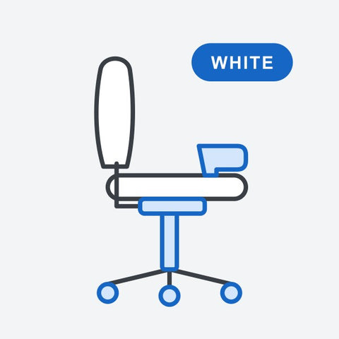 Chair option: White base and arms