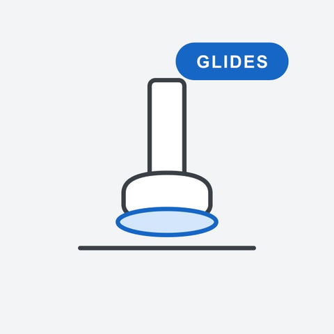 Chair option: Glides instead of castors