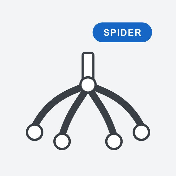 Black spider base