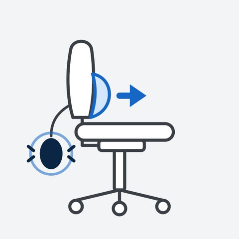 Chair option: Inflatable lumbar support for Contour chairs
