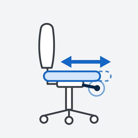 Chair option: Seat slide for Contour chairs