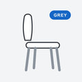 Grey frame for Guava chairs