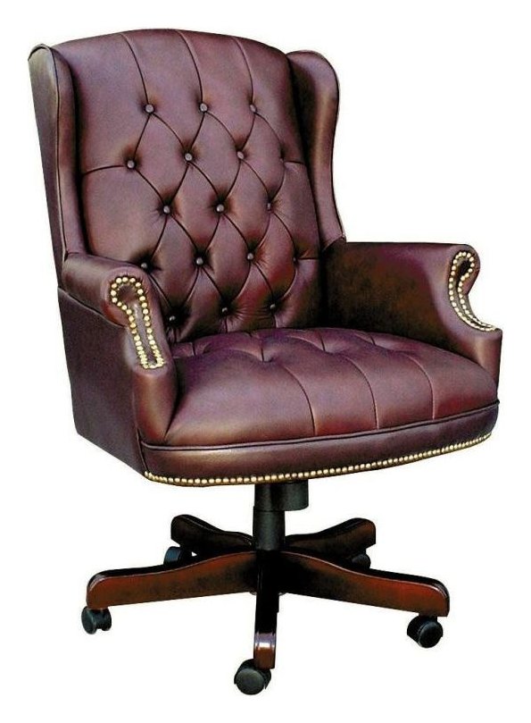 Chairman Executive Chair in burgundy