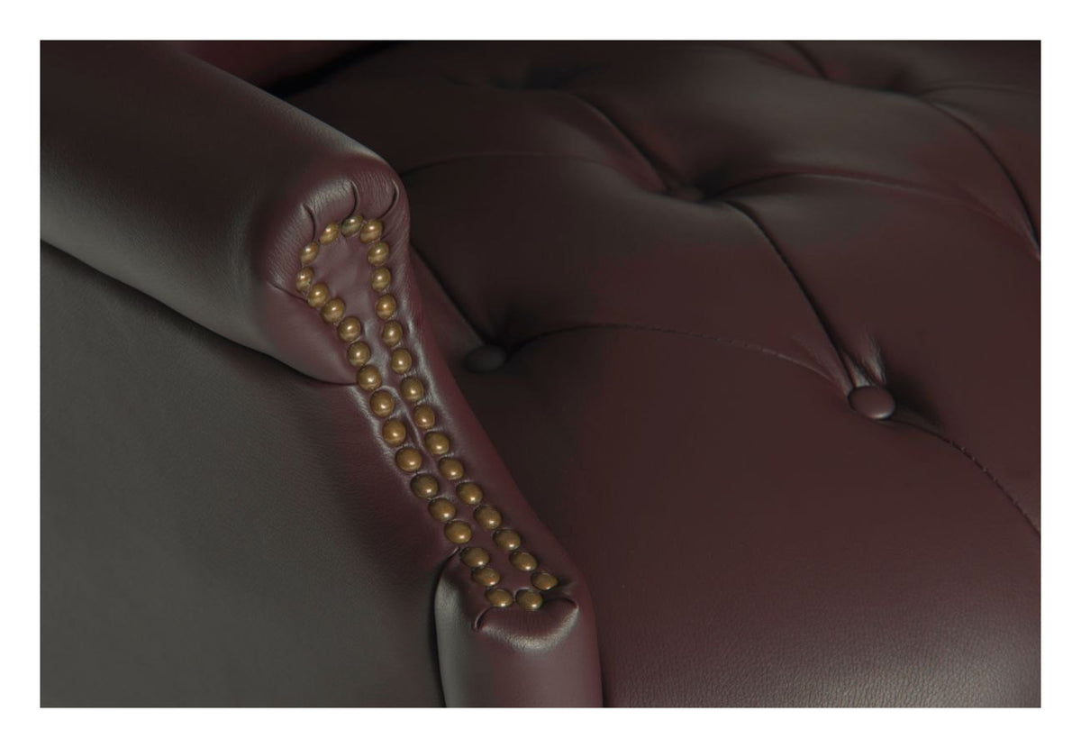 Chairman Executive Chair in burgundy, view 4