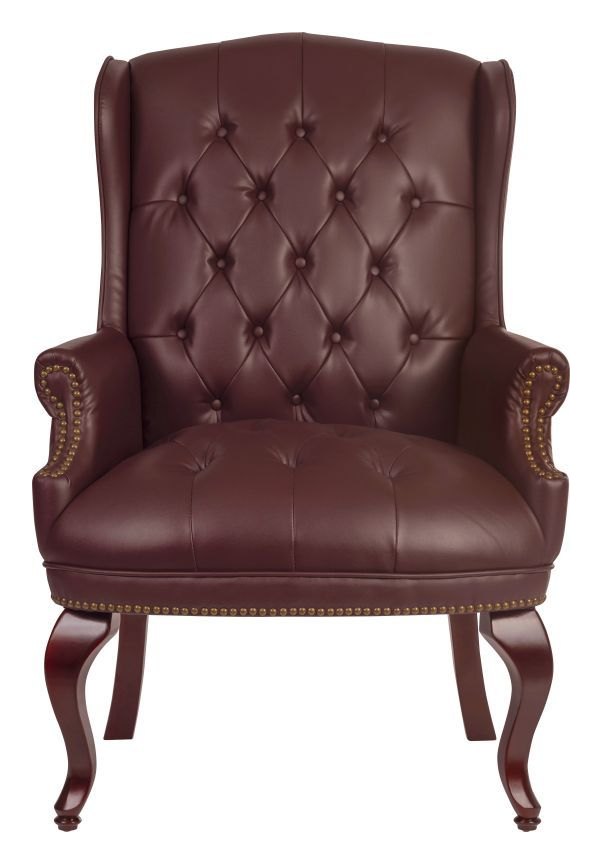 Chairman Guest Chair in burgundy, view 2
