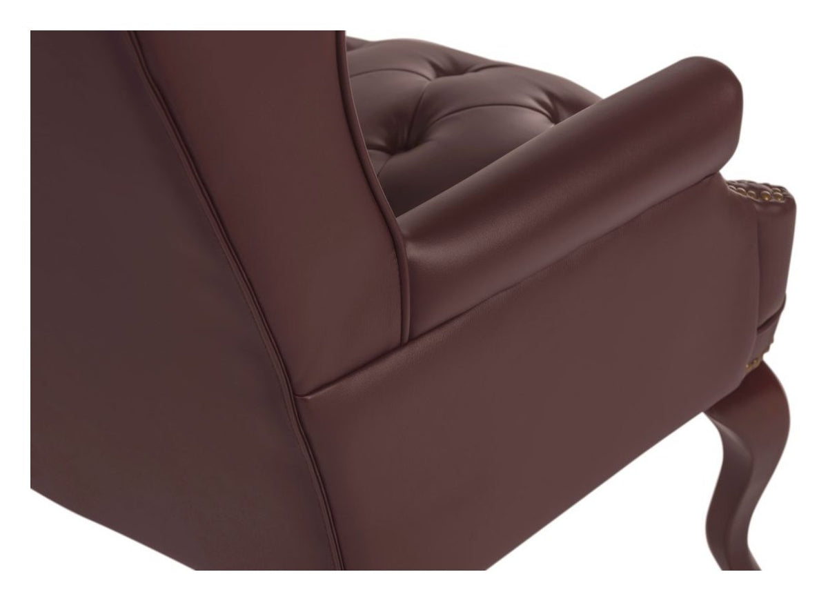 Chairman Guest Chair in burgundy, view 4