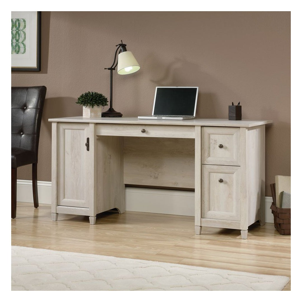 Chalked Wood Computer Desk