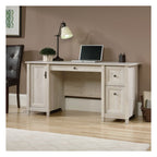 Chalked Wood Computer Desk