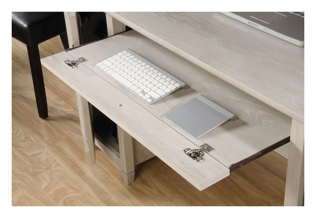 Chalked Wood Computer Desk, view 3