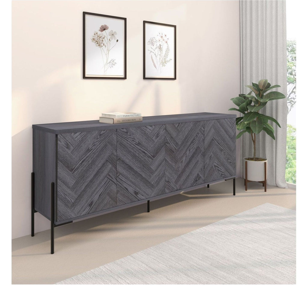 Charlene Sideboard 4 Door, view 2