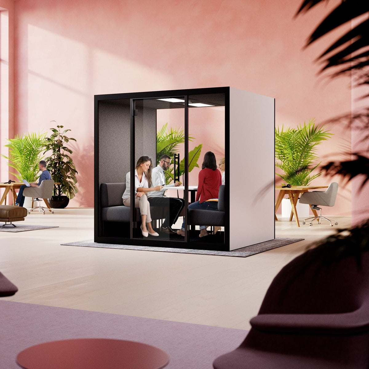 Chatbox Quattro Meeting Booth