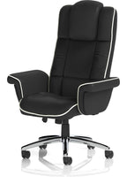 Chelsea High Back Soft Black Leather Executive Chair, , another view 2