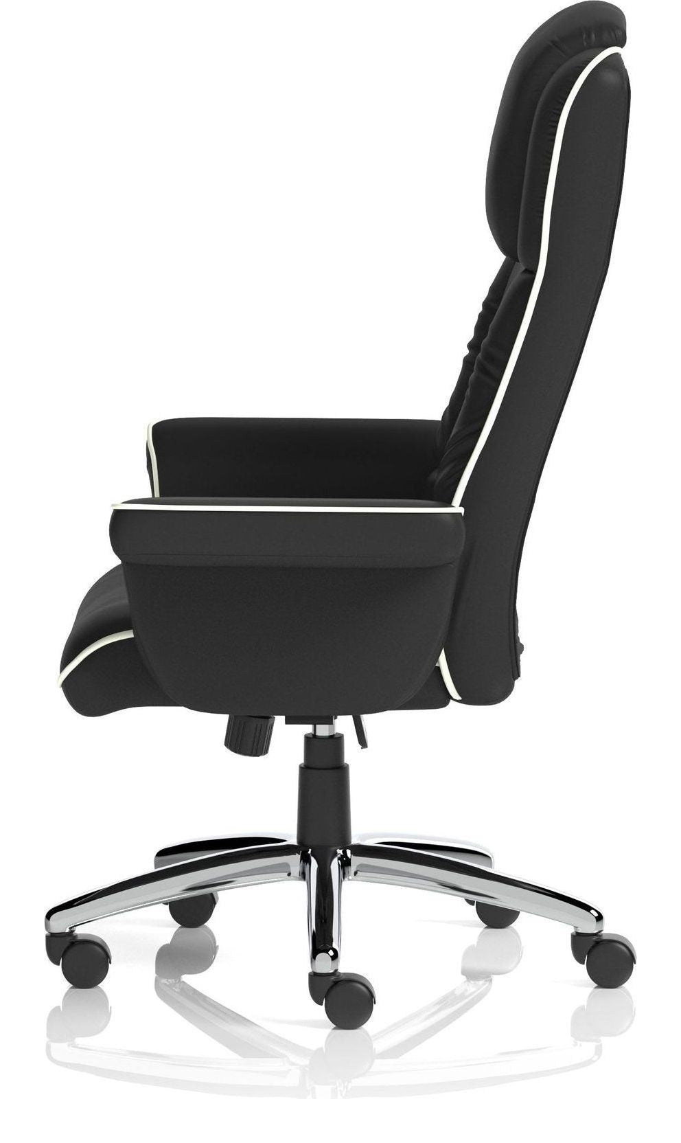 Chelsea High Back Soft Black Leather Executive Chair, , another view 3