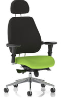 Chiro Plus Ultimate Bespoke Ergonomic Posture Chair, green, black back