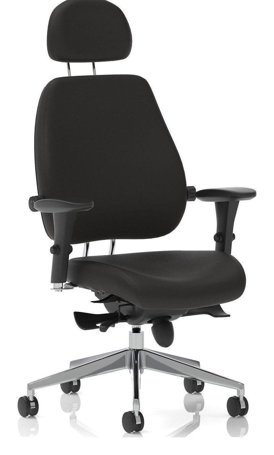 Chiro Plus Ultimate Fabric Ergonomic Posture Chair, black fabric