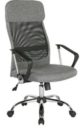 Chord High Back Mesh Operator Chair in grey