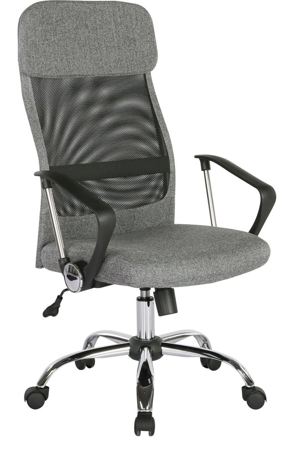 Chord High Back Mesh Operator Chair in grey